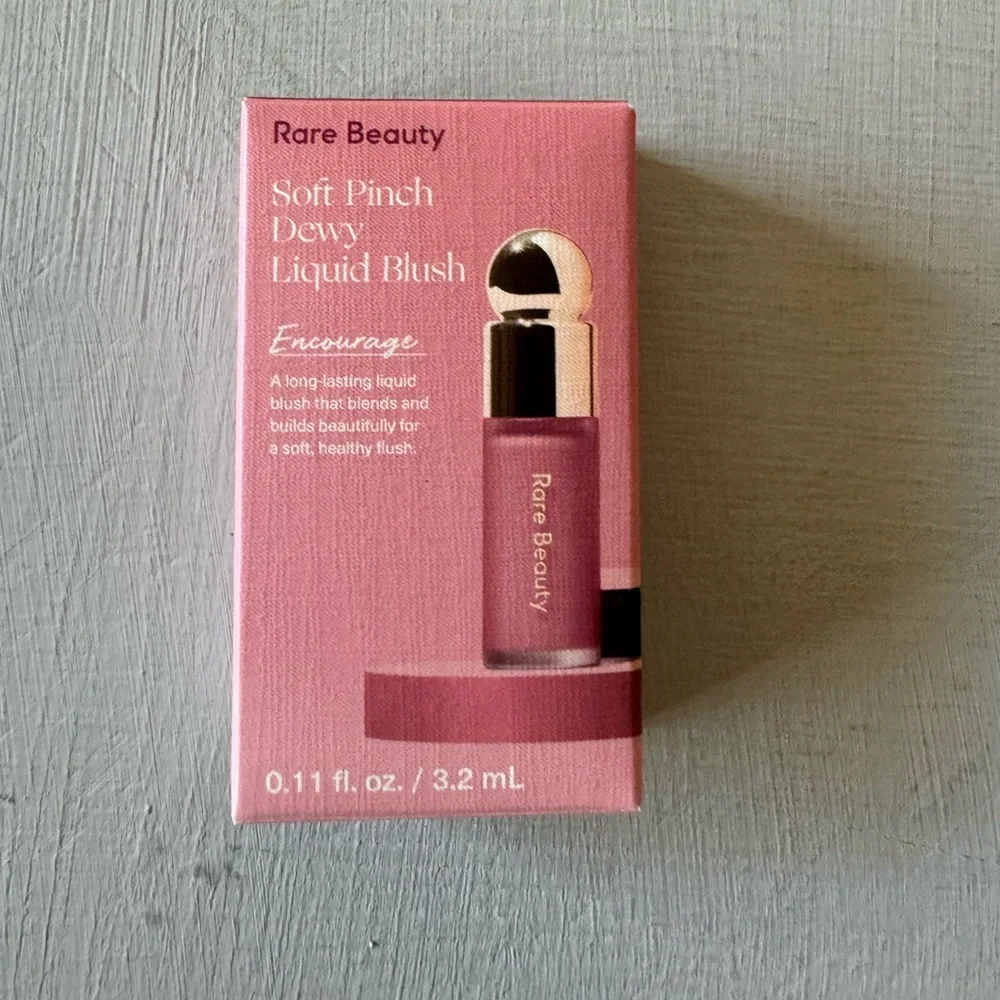 NWT Rare Beauty by Selena Gomez Mini Soft Pinch Liquid Blush Encourage